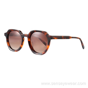 Bevel Shades Acetate Polarized Sunglasses For Women